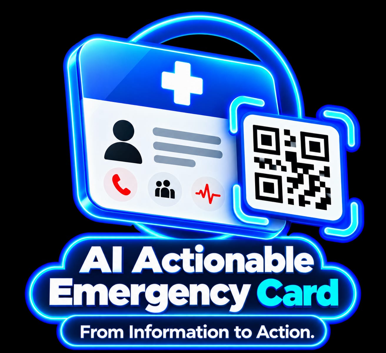 Illustration of the QR-based PUKAAR Emergency Card